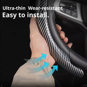 Carbon-Fiber-Texture Steering Wheel Cover for HONDA