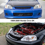 Black Front Grille for Honda Civic EK EJ 1996-2003