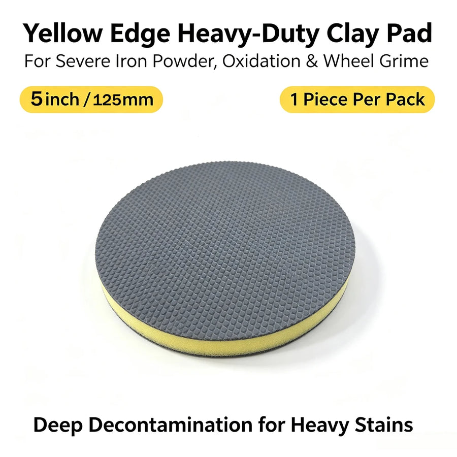 5- & 6-Inch Clay Disc Pads for Car Paint Decontamination