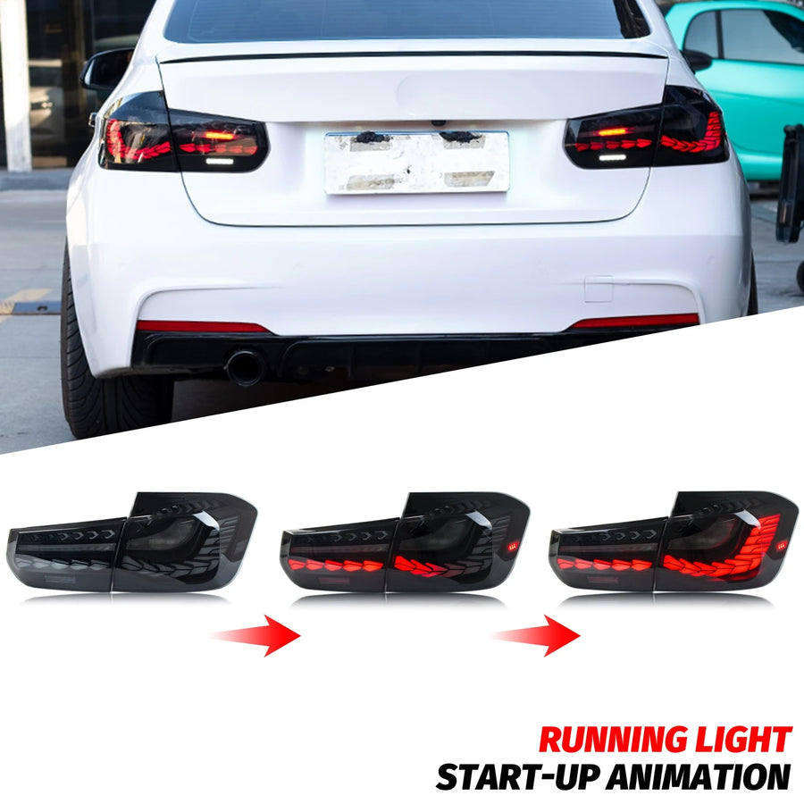 BMW 3 Series F30/F80 M3 GTS-Style LED Tail Light Pair – 2011–2018