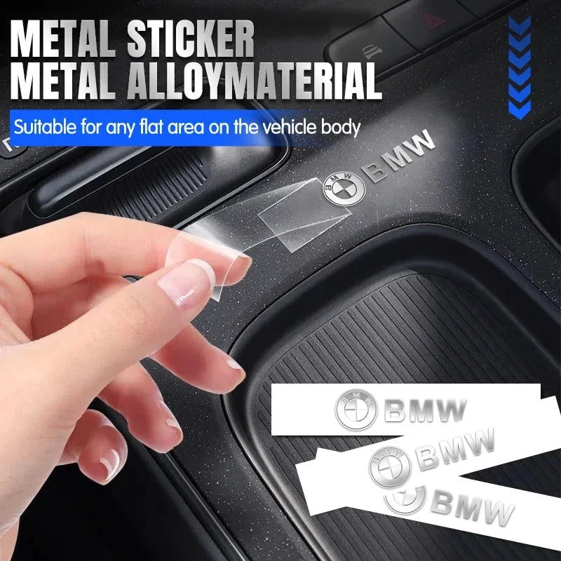 3D Car Metal Creative Stickers Waterproof Stickers for BMW 1 3 5 7 Series X1 X3 X4 X5