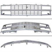 Chrome Front Grille for 1988–1993 Chevrolet Silverado
