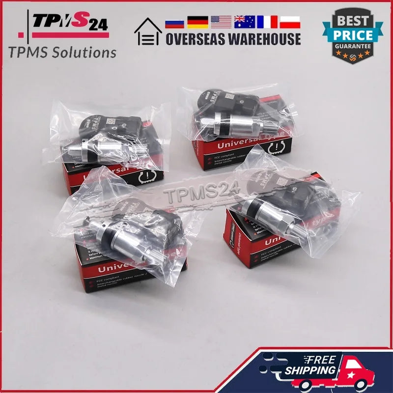 Programmable TPMS Sensors 2 In 1 433MHz+315MHz Support Programming with Ts501 Ts508 Ts601 Ts608 Its600e Mk808ts Mk808s-Ts Mp808ts