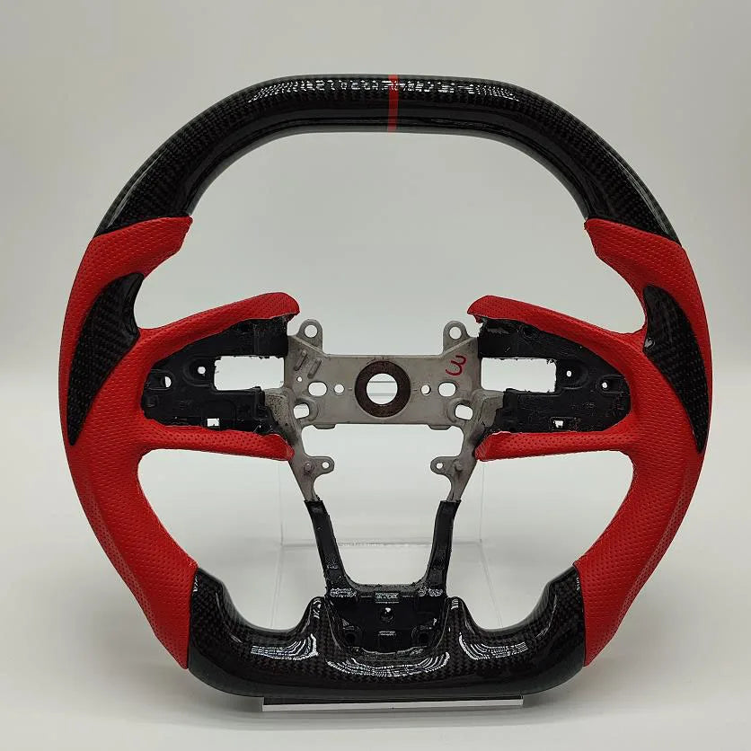 Honda Civic Type R FK8 Carbon-Look Steering Wheel – 2016–2020 US-Spec