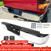 Chrome Rear Bumper Assembly for 2002–2009 Dodge Ram 1500
