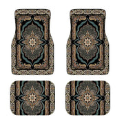 Bohemian-Style Universal Car Floor Mats – 4-Piece Set