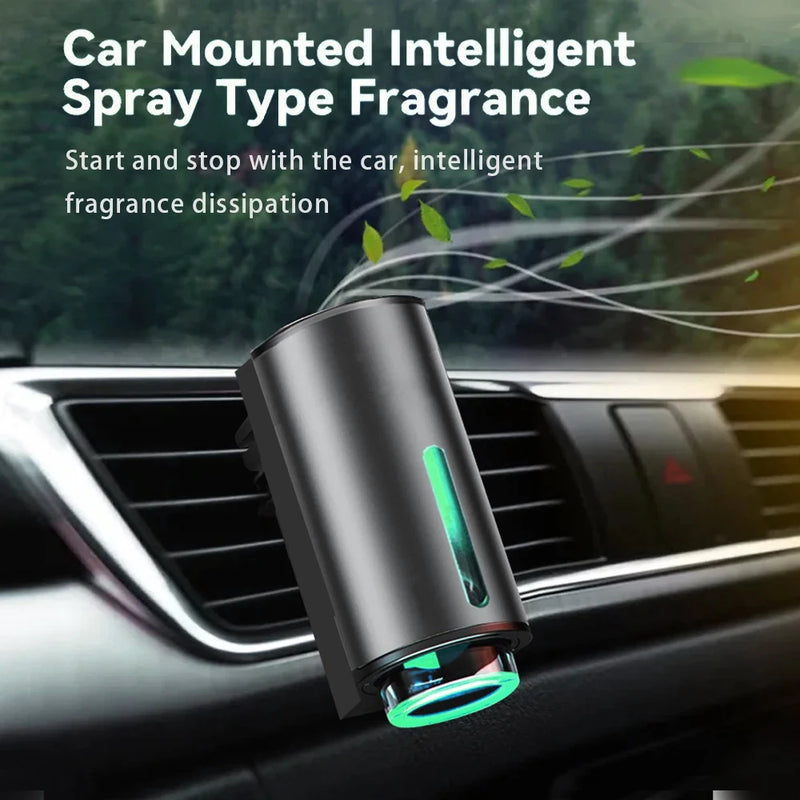 Rechargeable Smart Car Aroma Diffuser with RGB Ambient Light