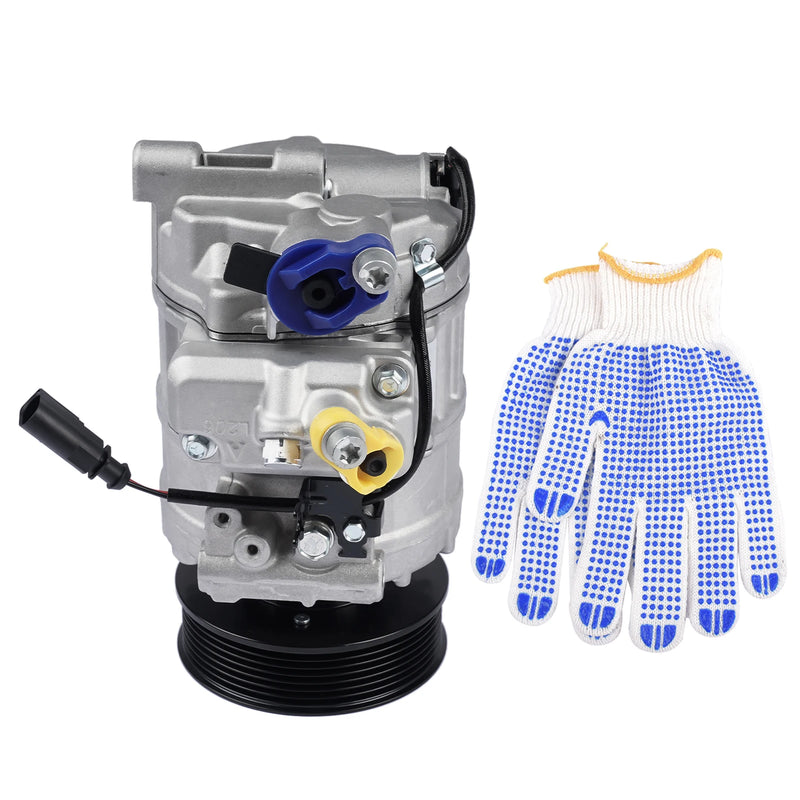 A/C Compressor & Clutch for Audi Q7 2007-2010 & Volkswagen Touareg 2006-2017