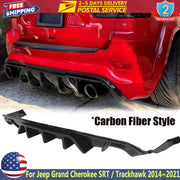 Shark-Fin Rear Bumper Diffuser for Jeep Grand Cherokee 2014-2021