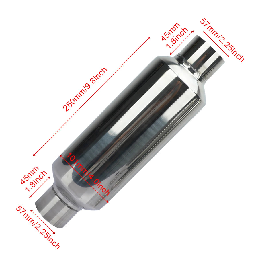 Stainless Steel Performance Exhaust Muffler for Sport Racing Accessries Modified Boost