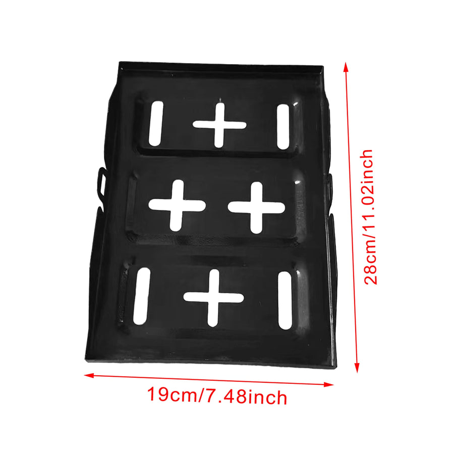 Adjustable Battery Tray and Hold-Down Bracket Kit - 28 cm or 34 cm