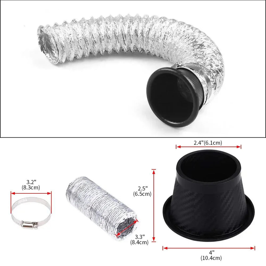 Universal Front Bumper Turbo Air Intake Duct