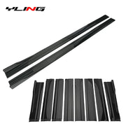 8-Piece 86.6-Inch Side Skirt Extension Kit for Mercedes-Benz C/E-Class