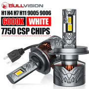2-Piece H4/H7/H11/9005/9006/9012 LED Headlight Bulb – 6000K, CANBUS