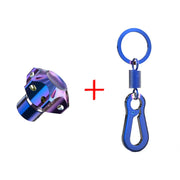 Aluminum Key Head Cover and Keychain Accessories – Select Style