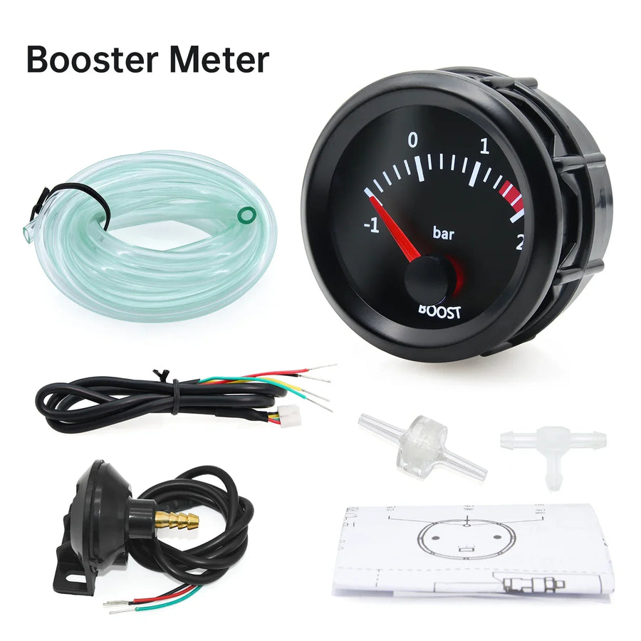52mm Air/Fuel Ratio, Water Temperature, Oil Temperature and More Automotive Gauge
