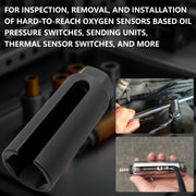7-Piece Oxygen Sensor Socket Set, 22/27/29mm