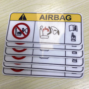 Airbag Warning Waterproof Vinyl Car Decal
