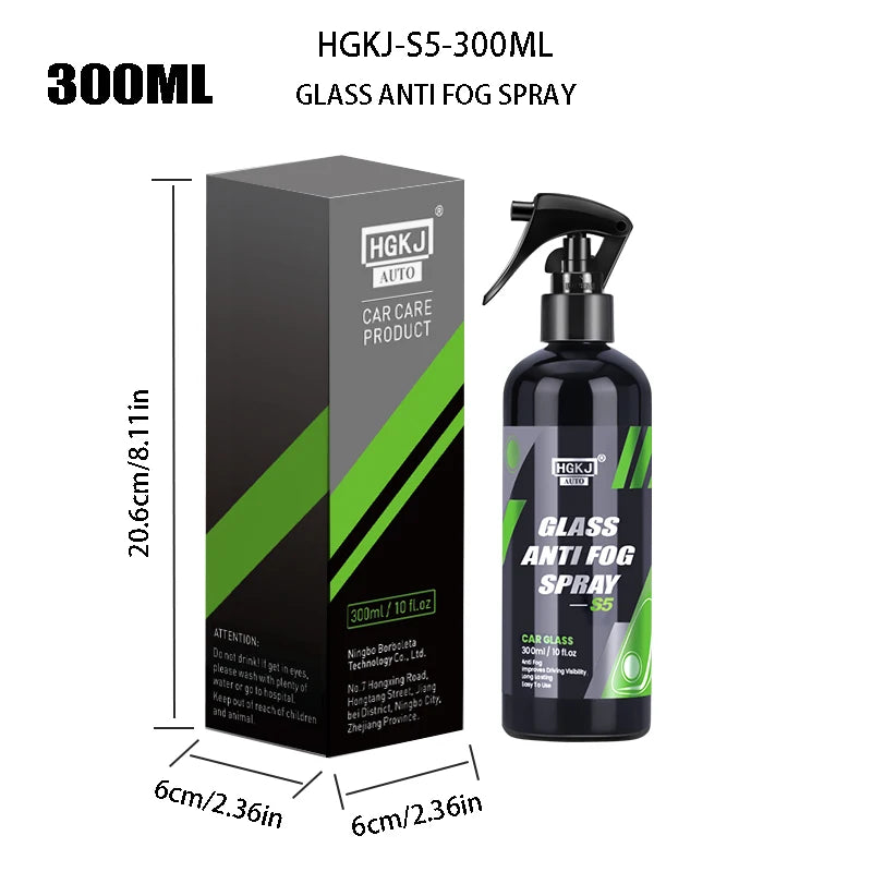 Automotive Windshield Anti-Fog Spray