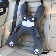Child Car Neck Pillow and Seat Belt Sleep Support
