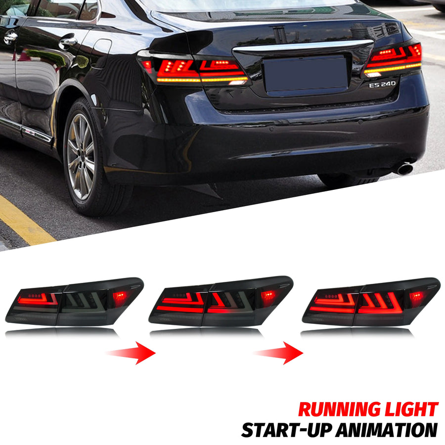 Lexus ES350 Facelift-Style Sequential LED Tail Light Pair – 2007–2012
