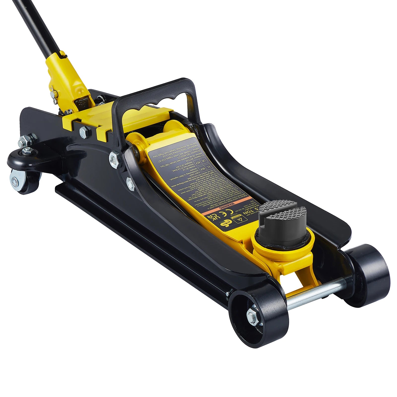 2.5-Ton Low-Profile Hydraulic Floor Jack with Single-Piston Quick Lift