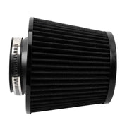 Universal 3 Inch 76mm Air Intake Cone Filter Black Air Filters