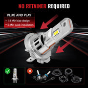 H7 Headlight Bulb Pair – 80W – 6500K