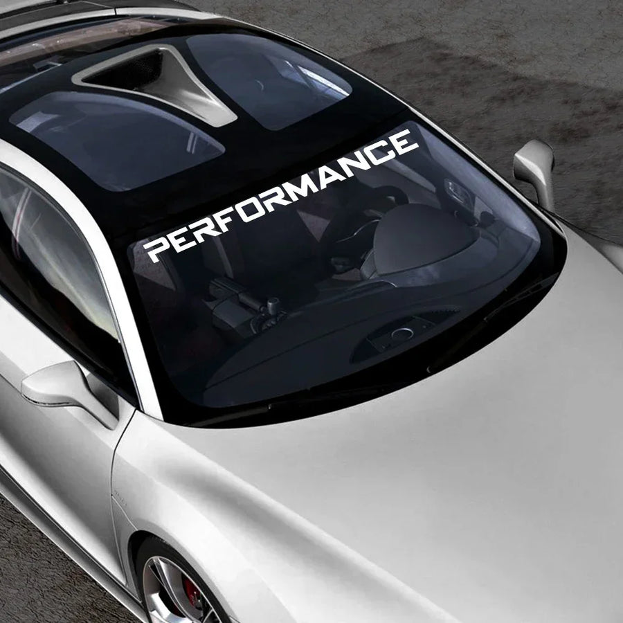 Performance Lettering Vehicle Decal – 98.5 × 6.8 cm