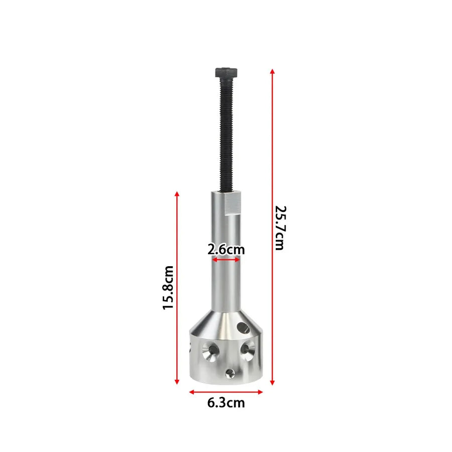 Steel Hub Fan Blade Blower Wheel Puller Remover Tool Kit for 5/8" Belt Drive and 1/2" Or Less Direct