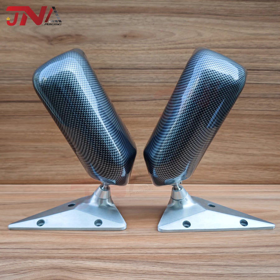 Racing Drift Car Side Rearview Mirror Real Carbon Fiber/Watertransfer Auto Side Mirror