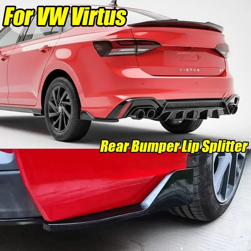 Gloss Black Side Skirt Extension Set for Volkswagen Jetta/Passat