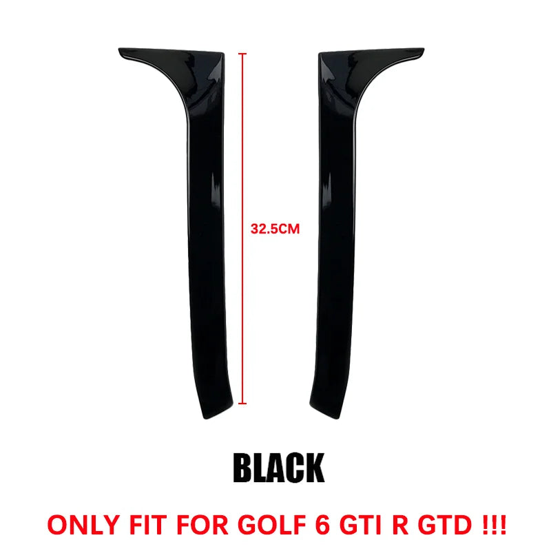 Rear Window Spoiler Canards for Volkswagen Golf MK6 2008-2012