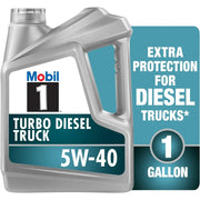 Mobil 1 Turbo Diesel Truck Full Synthetic 5W-40 Engine Oil, 1 Gallon
