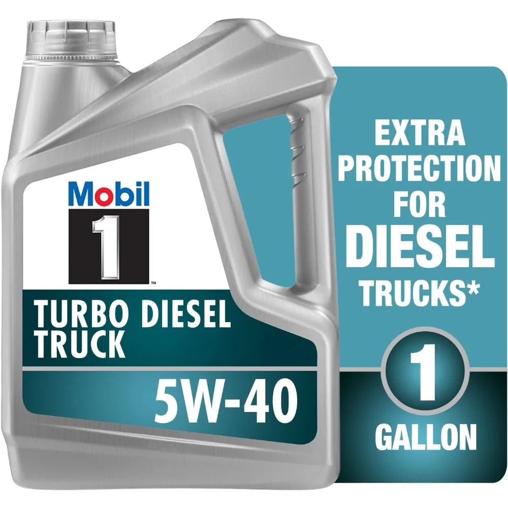 Mobil 1 Turbo Diesel Truck Full Synthetic 5W-40 Engine Oil, 1 Gallon