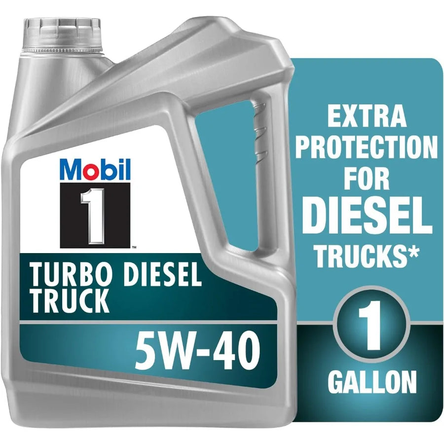 Mobil 1 Turbo Diesel Truck Full Synthetic 5W-40 Engine Oil, 1 Gallon