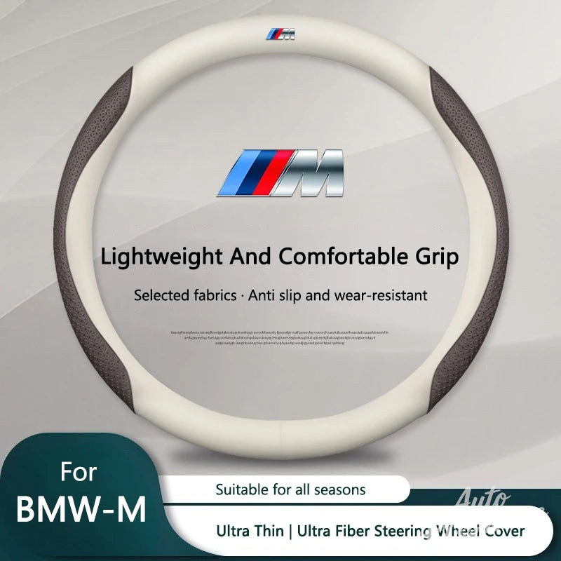 38 cm M-Style Ultra-Fiber Steering Wheel Cover