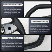 Heated Yoke Steering Wheel for Tesla Model 3/Y – 2016–2024
