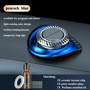 Solar-Powered Rotating Car Aroma Diffuser