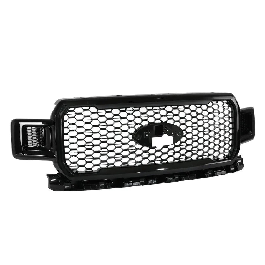 Gloss Black Front Grille for 2018–2020 Ford F-150
