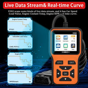 V500 OBD2 Code Reader with Vehicle Voltage and Charging Test