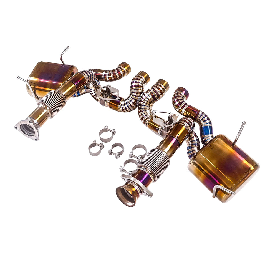 Catback Valvetronic Exhaust System for 2020-2024 Corvette C8 Z06 5.5L NO Cat Downspout+titanium Alloy
