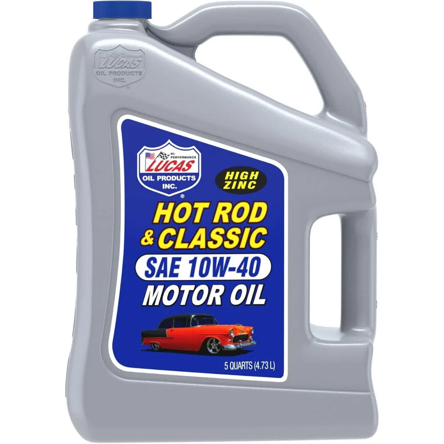 Lucas Oil Hot Rod & Classic Car 10W-40 Motor Oil, 5 Quart