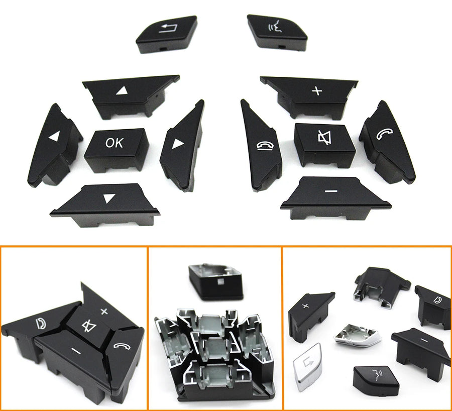 Car Steering Wheel Switch Buttons for Mercedes-Benz A B C E GLA GLK CLA CLS Class W204 X204 W212 W218