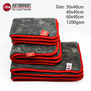 1200 GSM Microfiber Car Cleaning Towel, Three Size Options