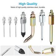 Grease Gun Coupler and Nozzle Accessory Kit – 7 Pieces