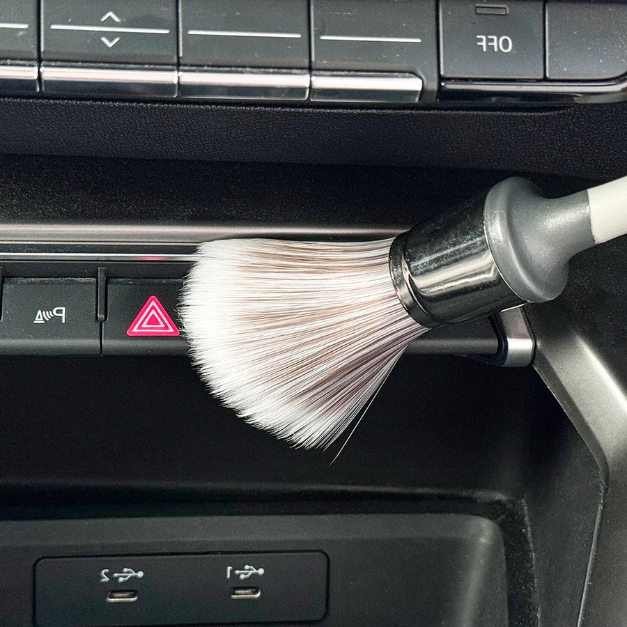 2-Piece Silver Detailing Brush Set with Soft Bristles