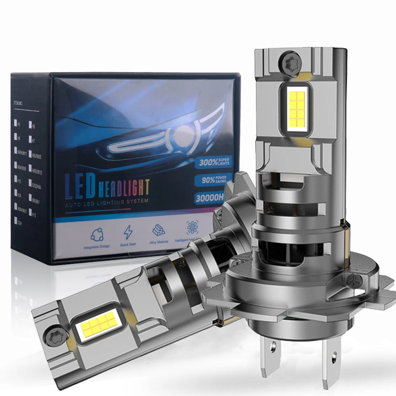 H7 LED Headlight Bulb – 6500K, Compact
