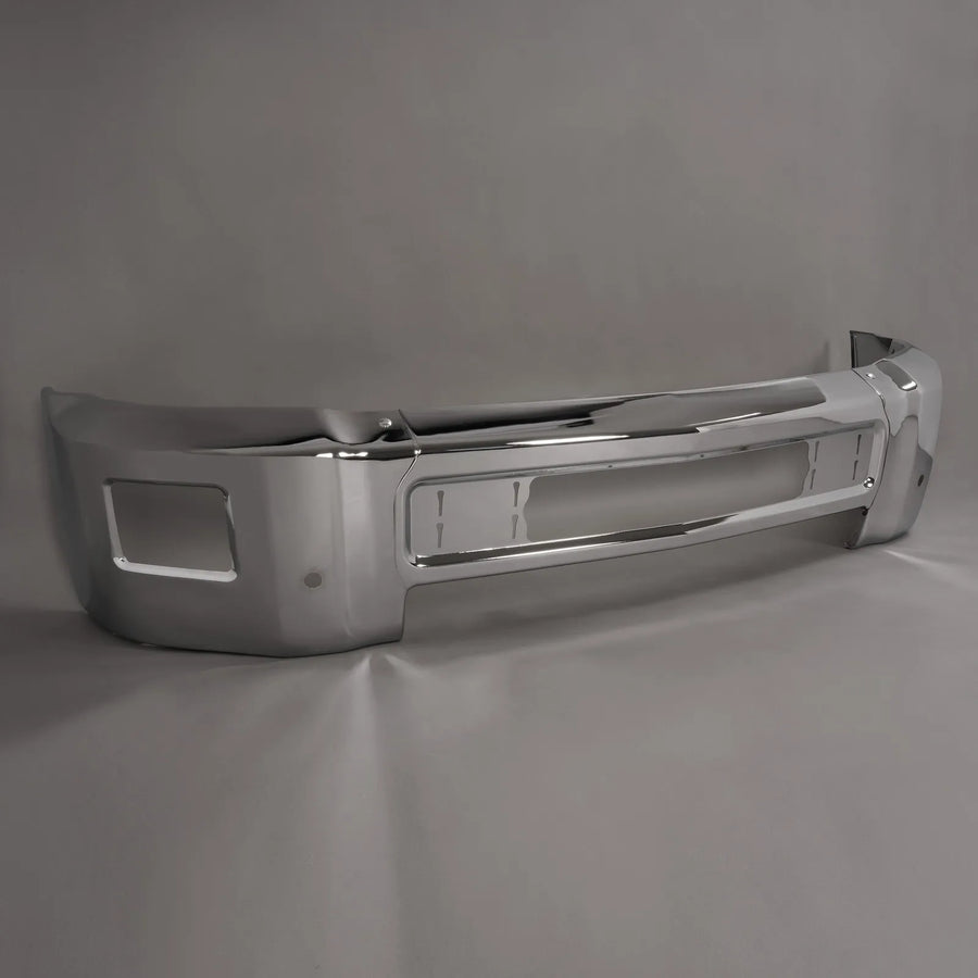 Chrome and Black Front Bumper for Chevrolet Silverado HD 2015-2019