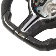 BMW F-Series Carbon-Fiber D-Shape Steering Wheel with Paddles